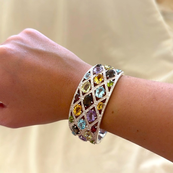 Gemstone Cuff - Picture 1 of 10